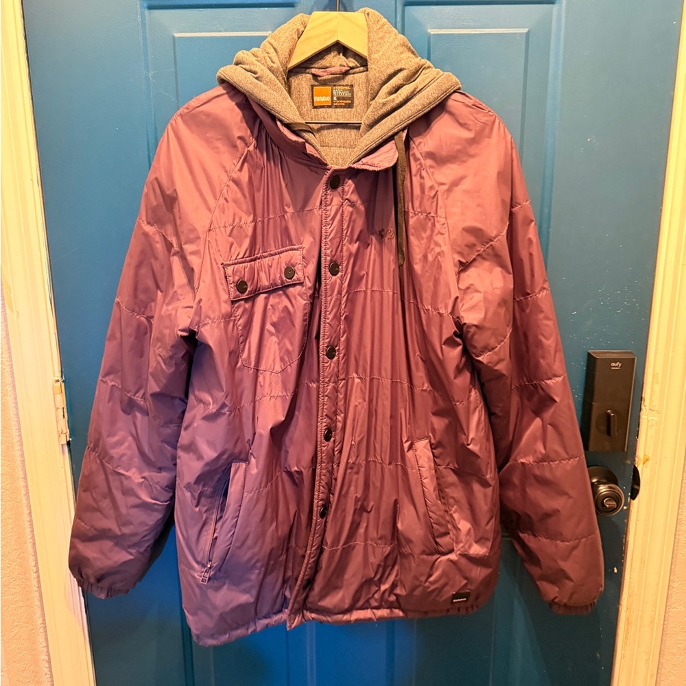 Men's Stylish Purple Puffer Jacket